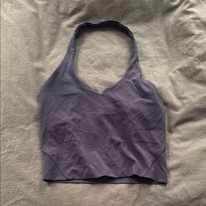 Black Halter Neck Crop Top